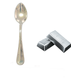  Colher Cha Prata Fracalanza Lacinho