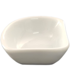  Ramequim Porcelana Triangular Arredondado