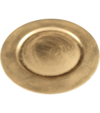  Sousplat Acrilico Dourado